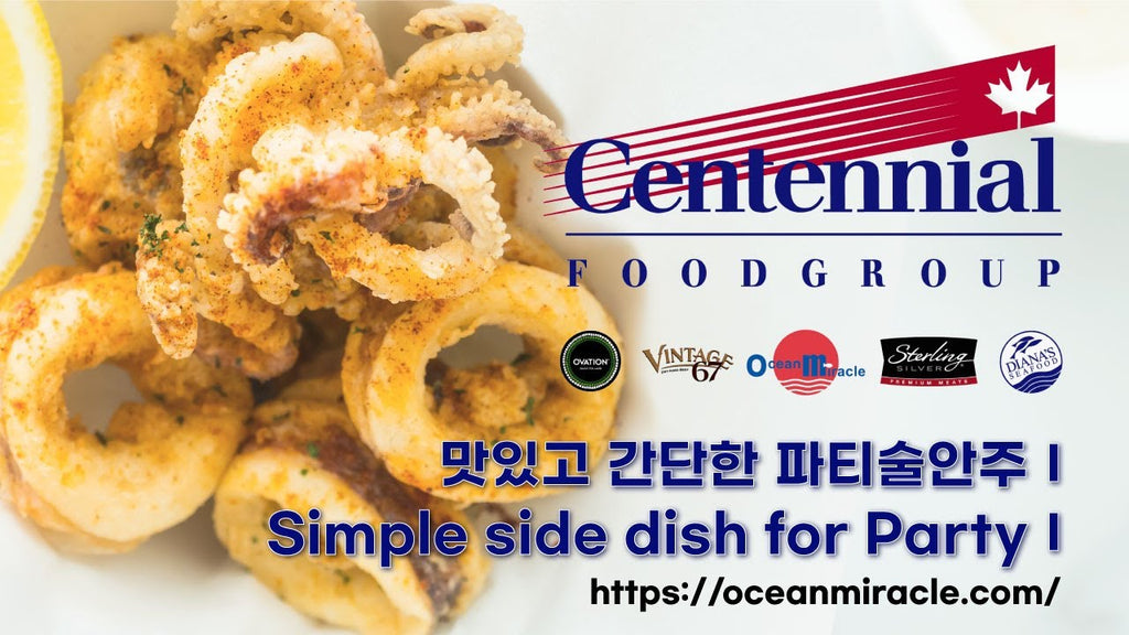 Simple Side Dish Takoyaki and Squid Rings